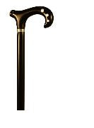 Traditional One Piece Solid Wood Walking Stick with Metal Spike – The Walking  Stick Company
