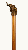 Bronze Mount Elephant Walking Cane
