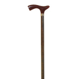 Flat crutch, shell fist, beech, rubber/ Metacrilate plain handle, beechwood