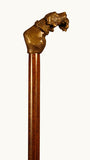 Dog Profile Bronze Mount Walking Cane