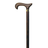 Classic crutch, beech, rubber/ Clasic handle, brown, beechwood