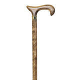 Classic crutch, beech, ﬂ ameada, rubber/ Flamed classic handle, beechwood