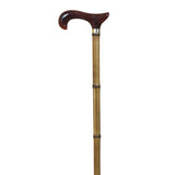 Classic crutch, shell fist, bamboo, rubber/ Metacrilate classic handle, bamboo