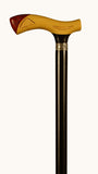 Charmin Ebony Wood Redwood and Boxwood Walking Stick 37 inches