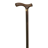 Crutch, brown, ring, rubber/Beechwood, gentleman, ring, brown