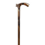 Methacrylate cuff crutch, carved beech, rubber / Carving beechwood, metacrilate handle