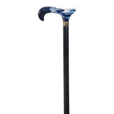 Classic crutch, methacrylate, beech, rubber / Classic handle, black beech.