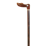 Anatomical crutch shell, right, rubber / Anatomical crutch, righthand, beechwood