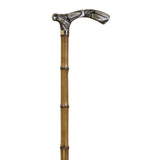 Bamboo crutch with brown methacrylate cuff