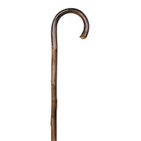 Brown cane, rubberized / Flamed chestnut, metal ferrule