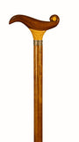 Mongoy and boxwood handle silver ring mongoy shaft
