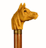 Cast Resin Stunning Horse Head Collectable Walking Stick 37 inches