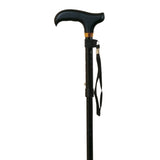 Mini folding aluminum crutch, cuff and black tube