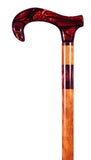 Methacrylate handle bubinga wood with methacrylate details