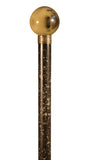 Horn Ball beech wood black mottled