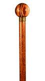 Elegant Walking Stick With Round Handle 'Earth'