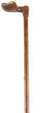 Extendable aluminum crutch, imitation wood, right anatomical / Adjusting cane, right, imit. Wood