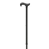Expandable dark gray stamped aluminum crutch