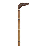 Elegant Horse Head Collectable Walking Stick on Bamboo Shaft