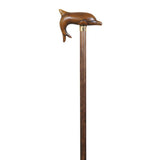 Unusual Dolphin Walking Stick Mounted on Solid Beech Wood Shaft