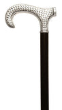 Premium Alpaca German Silver Derby Carved Handle 37"