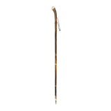 Solid Chestnut Wood Trekking Walking Stick AID Cane Rustic Root Ball Stick 46"