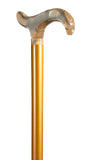 Methacrylate handle, beech wood gold metallised