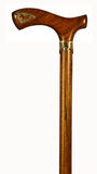 Premium African Wood Solid Walking Stick with Fritz Handle