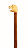 Cast Resin Lionis Hardwood Collectable Walking Stick 37 inches