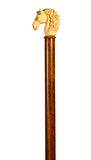 Cast Resin Horse Head Collectable Walking Stick 37 inches