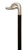 925 Sterling Silver Duck Walking Cane