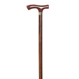 Crutch shell, beech, rubber / Metacrilate handle, beechwood