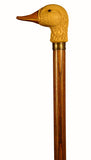 Cast Resin Duck Head Collectable Walking Stick 37 inches