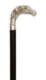 Premium Alpaca German Silver Horse Head Cane 37"