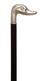 Premium Alpaca German Silver Duck Head Handle 37"