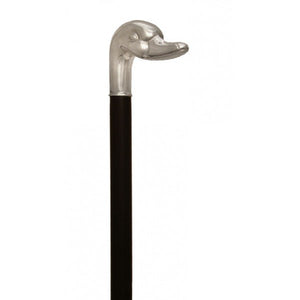 Hallmarked Sterling Silver 925 Duck Head Walking Cane
