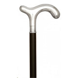 Formal Hallmarked Sterling Silver 925 Derby Walking Cane