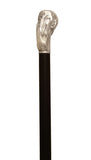 Premium Alpaca German Silver Buddha Walking Stick 37"