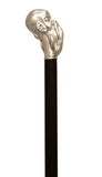 Premium Alpaca German Silver Buddha Walking Stick 37"