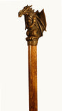 Dragon Mounted Bronze Walking Cane