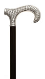 Premium Alpaca German Silver Derby Carved Handle 37"