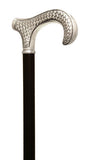 Premium Alpaca German Silver Derby Carved Handle 37"