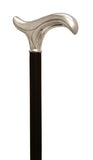 Premium Alpaca German Silver Derby Handle Walking Stick 37"