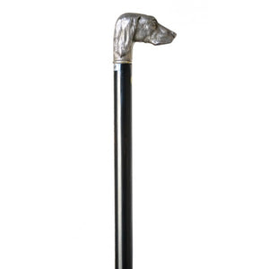 Irish Setter Hallmarked Sterling Silver 925 Walking Cane