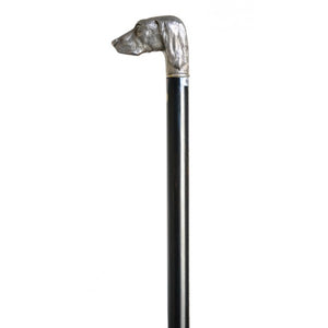 Irish Setter Hallmarked Sterling Silver 925 Walking Cane