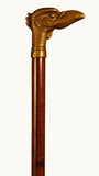 Bird Mounted Bronze Walking Cane