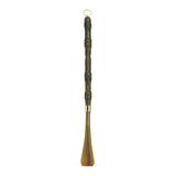 Shoehorn carved in varnished beech wood with ring