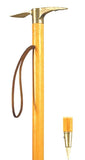 Ice Axe Walking Stick Collectable Climbers Wooden Cane End Spike Ferrule 37"