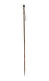 Rustic Solid Wood Country Walking Stick With Round Ball Handle